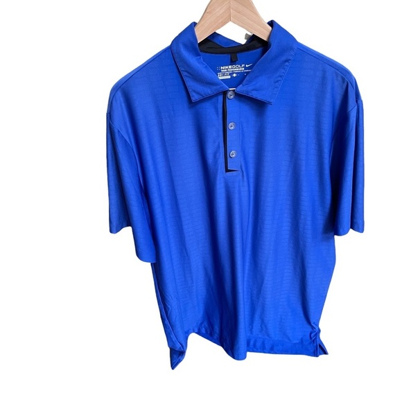 Nike Golf Tour Performance Dri-Fit Blue Polo Shirt Size: L‎ - Picture 1 of 6